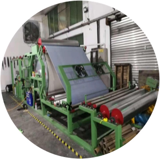 Surface material production line at the Shenzhen manufacturing base