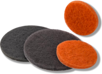 Non-woven abrasive discs