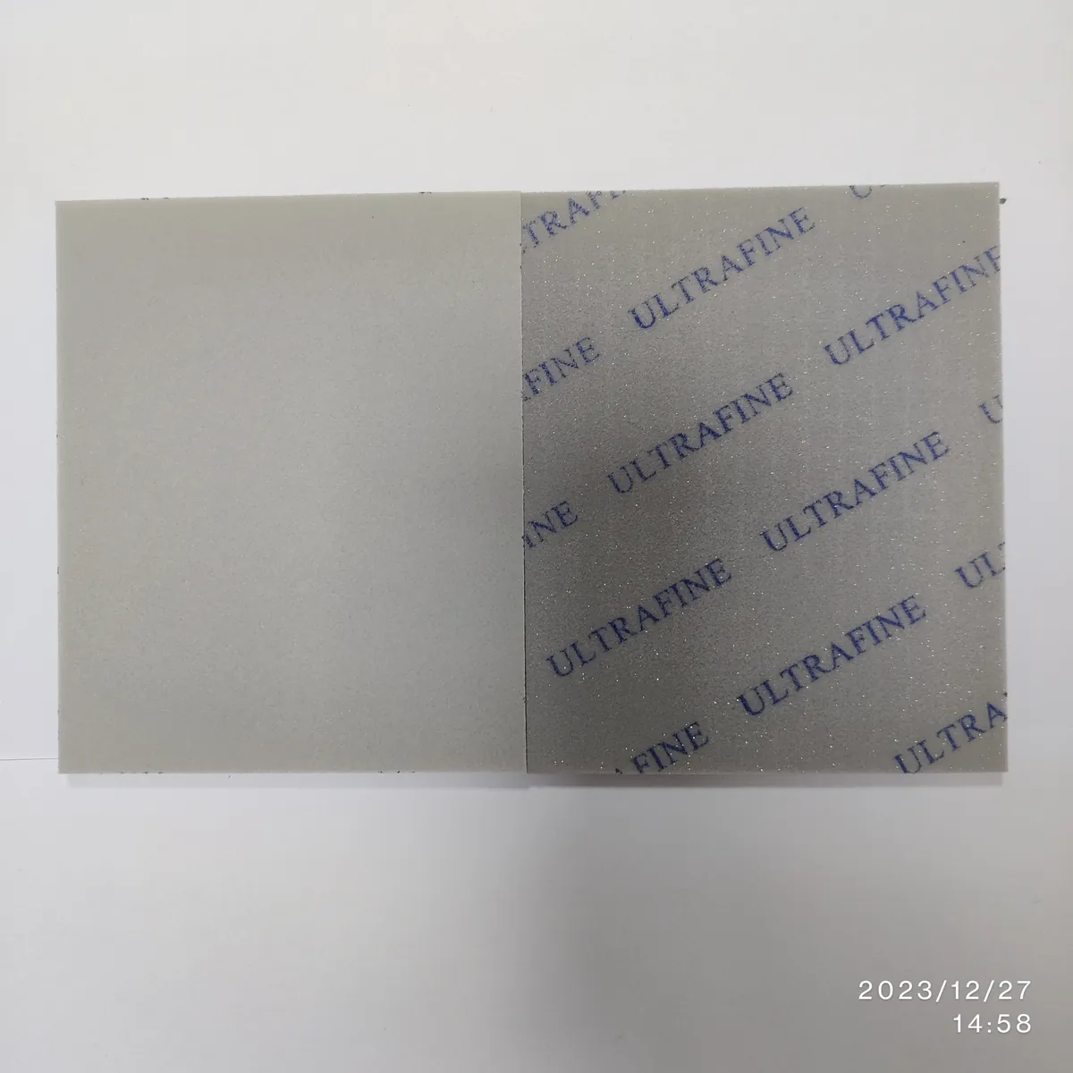 Ultra-fine square abrasive sample